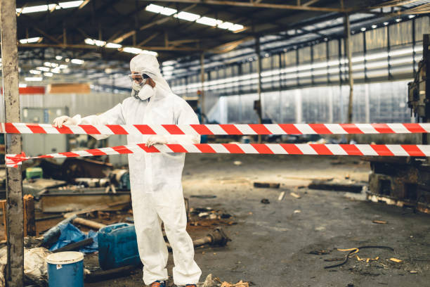 Professional Biohazard technician working in Harwich, MA